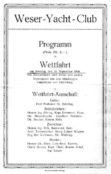 Programm 1920