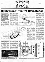 Schweden: Göta-Kanal Schleusenhilfen