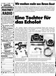 Echolot - Eine Tochter für das -- Wir machen mehr aus Ihrem Boot